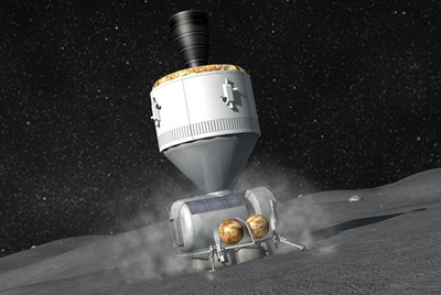Asteroid landing image