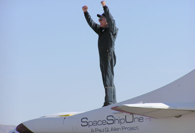 Mike Melvill and SpaceShipOne