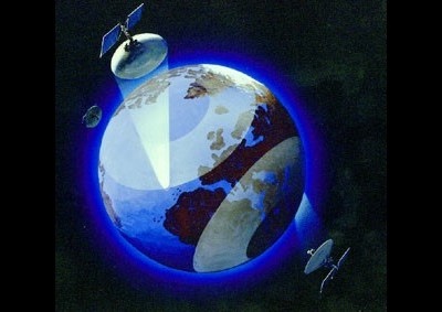 Space-based radar illustration