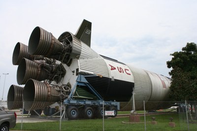 Saturn V 1st stage at Michoud
