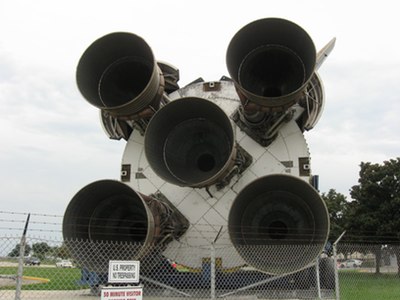 Saturn V 1st stage at Michoud