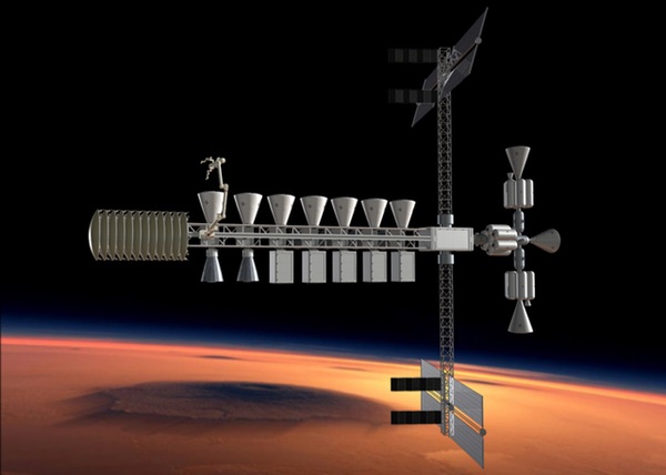 Mars space station