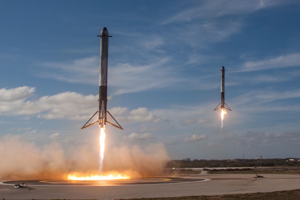 Falcon Heavy landings