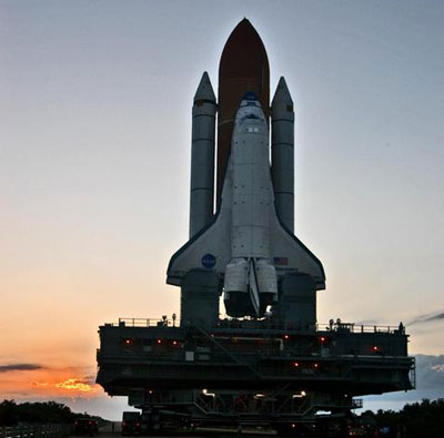 STS-114 rollout