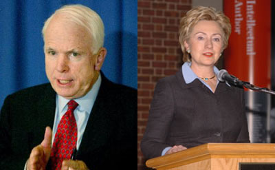 Clinton and McCain