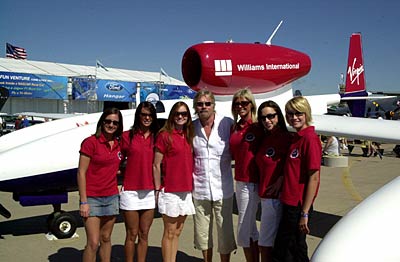 Jessica French and Richard Branson