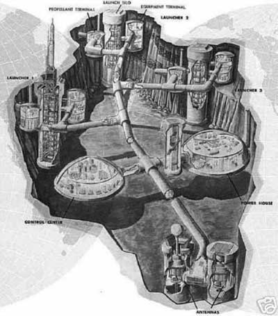 Titan I missile complex illustration