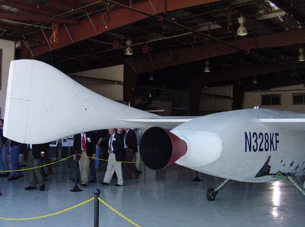 Rear of SpaceShipOne