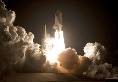 STS-130 shuttle launch
