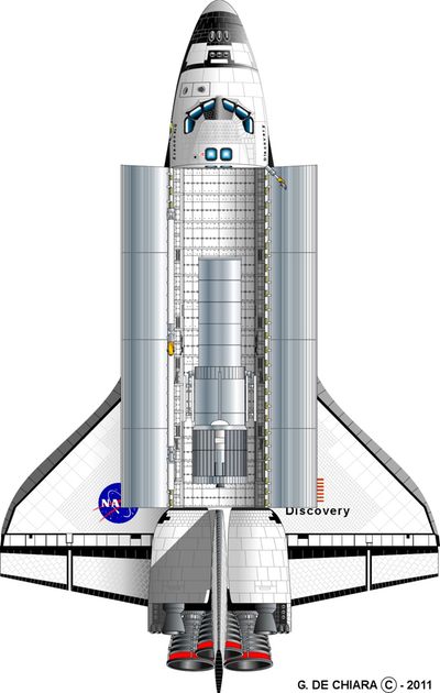 Shuttle/KH-11 illustration