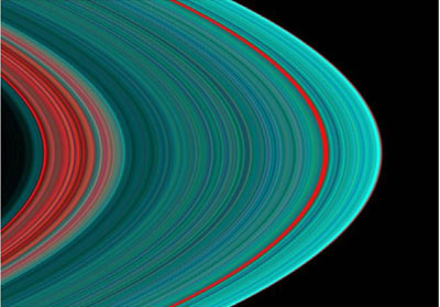 Cassini image of Saturn's rings