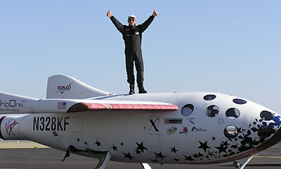 Melvill and SpaceShipOne