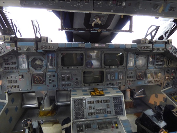 view inside shuttle trainer