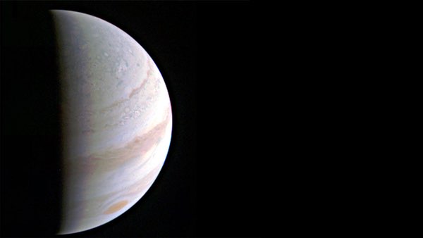 Juno image of Jupiter