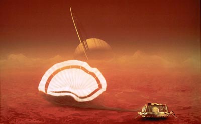 Huygens on Titan