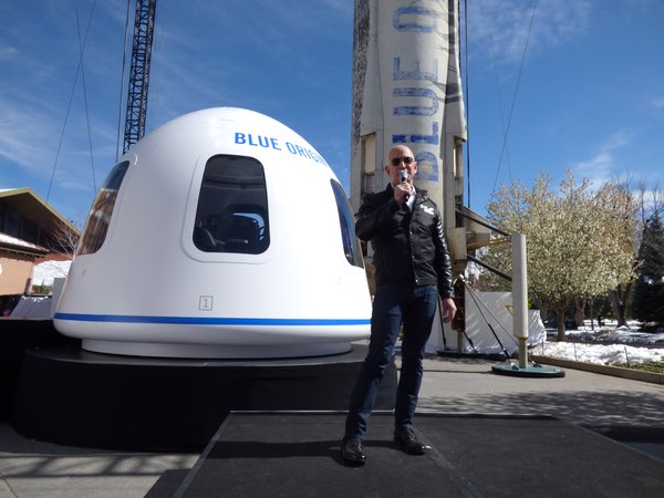 Jeff Bezos Pilots a Giant Robot