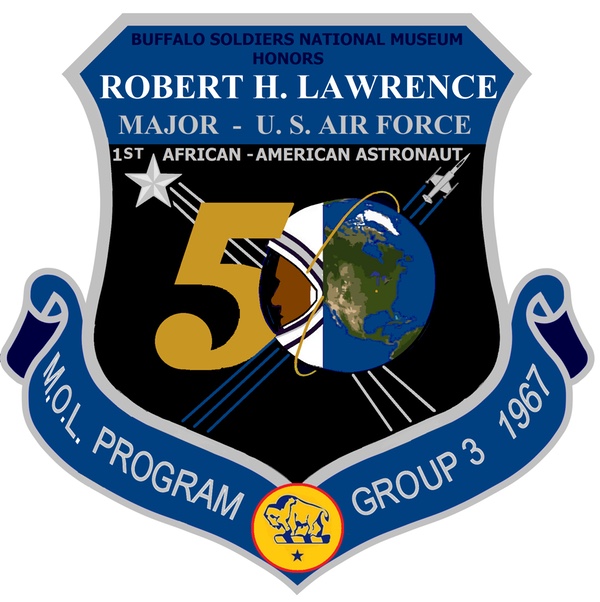 Lawrence 50th anniversary logo