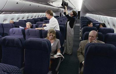 airliner passenger cabin