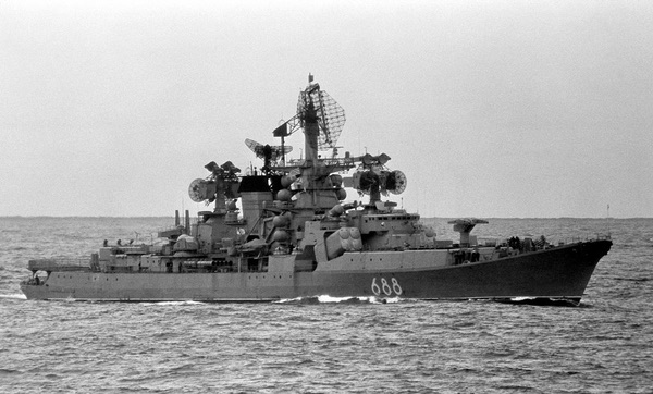Soviet warship