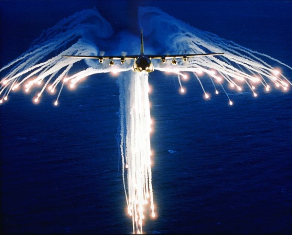 C-130 and flares