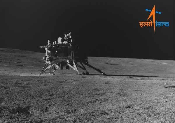 Vikram lander on the moon