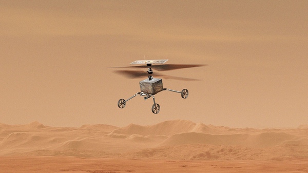 Mars sample retrival helicopter