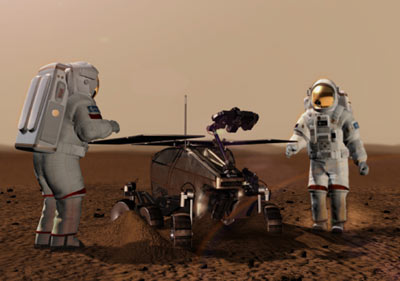 ESA Aurora Mars exploration illustration