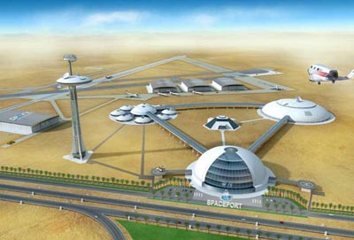 UAE spaceport illustration
